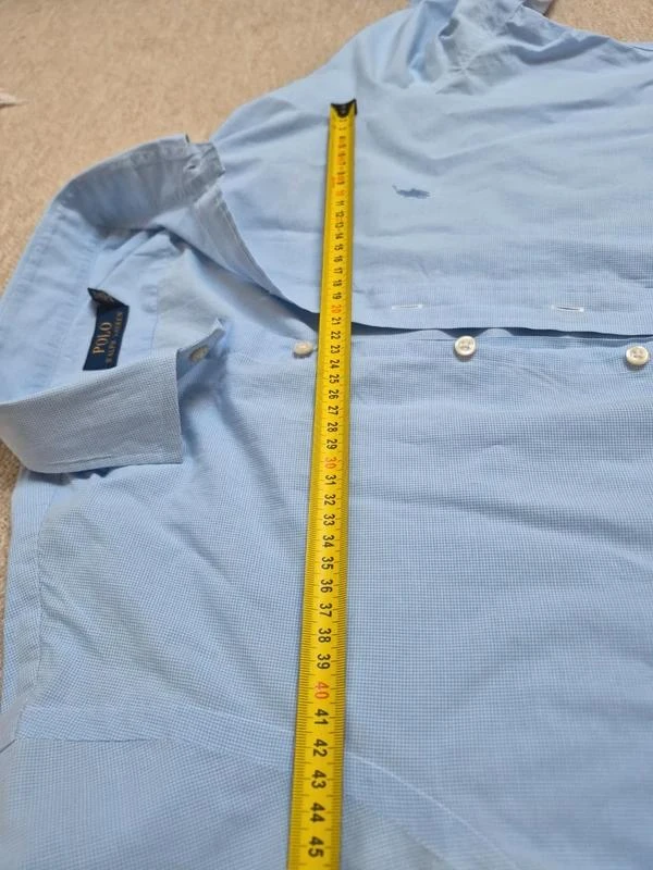 Pastel Blue Polo Ralph Lauren Oxford Shirt Size 16 – photo 10